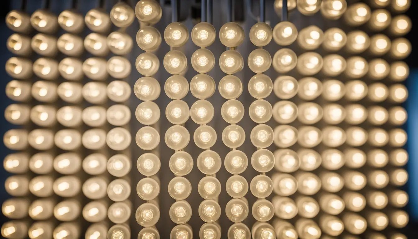 A picture of some LED lights